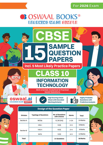CBSE 15 Sample Question Papers Class 10 Artificial Intelligence for 2026 Board Exam (As per CBSE Sample Question Paper issued on 30 July 2025), recommended by 2025 CBSE Toppers with Chapter wise Highly Probable Questions