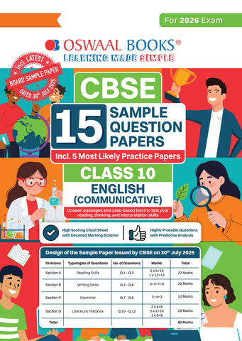 CBSE 15 Sample Question Papers Class 10 Mathematics Basic for 2026 Board Exam (As per CBSE Sample Question Paper issued on 30 July 2025), recommended by 2025 CBSE Toppers with Chapter wise Highly Probable Questions