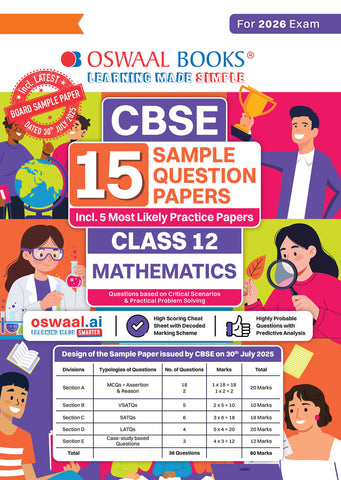 CBSE 15 Sample Question Papers Class 12 Biology for 2026 Board Exam (As per CBSE Sample Question Paper issued on 30 July 2025), recommended by 2025 CBSE Toppers with Chapter wise Highly Probable Questions