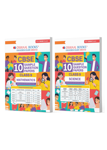 CBSE Question Bank Class 9 Set of 2 Books Mathematics & Science Chapterwise & Topicwise Solved Papers For 2026 Exams