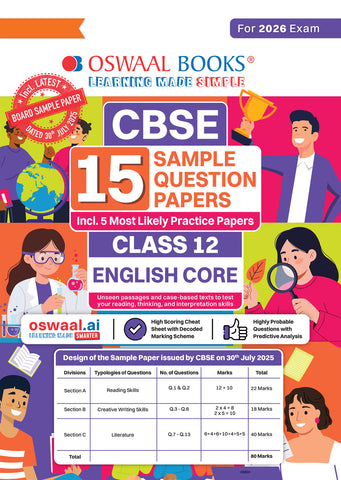 CBSE 15 Sample Question Papers Class 12 Physics for 2026 Board Exam (As per CBSE Sample Question Paper issued on 30 July 2025), recommended by 2025 CBSE Toppers with Chapter wise Highly Probable Questions