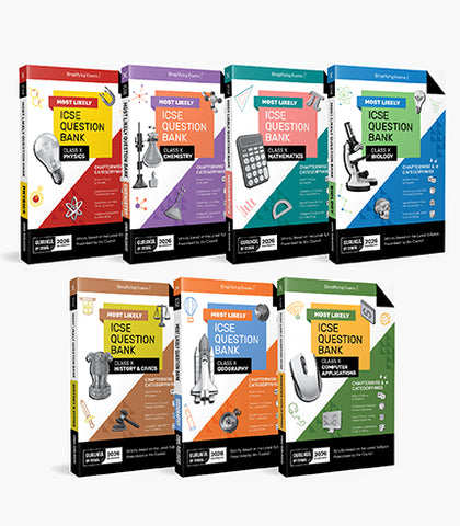 Gurukul By Oswal Chapterwise MCQs Vol II (Physics, Chemistry, Mathematics, Biology) : ICSE Class 10 for Exam 2026